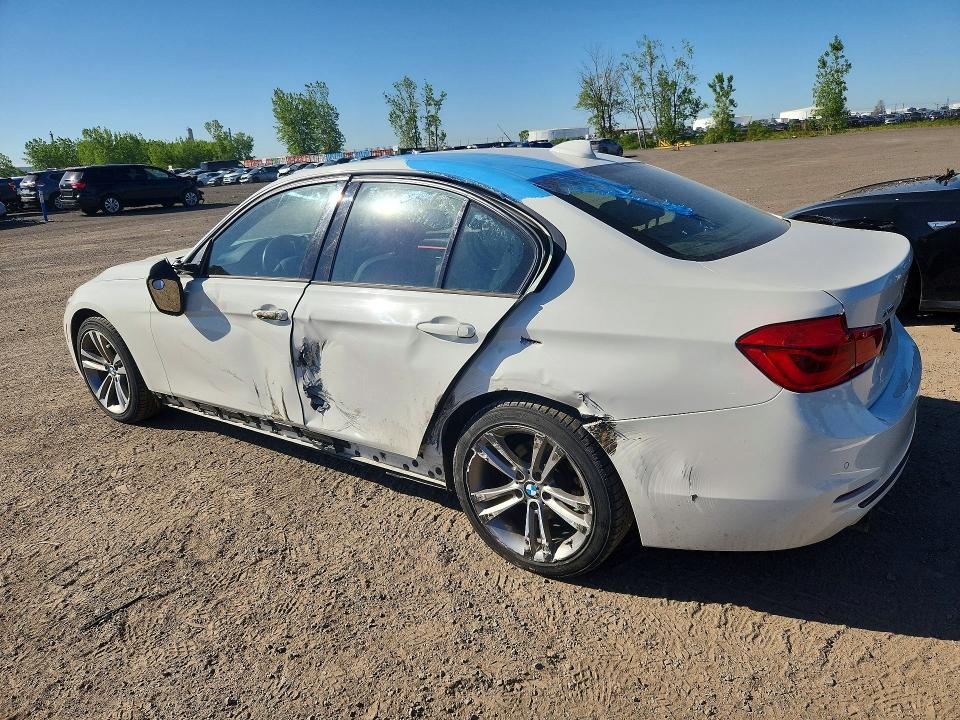 2016 BMW 3er VIN WBA8A3C53GK689729 COPART salvage auction — SIDE, Qc - Gravement Accidente, sold $2,850 on 2026-07-07 (photo 2)