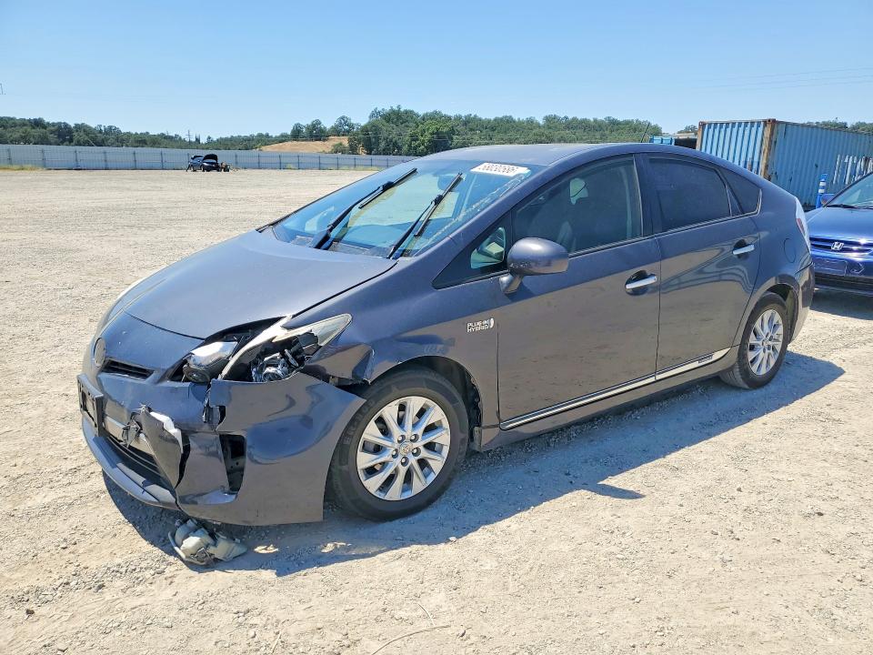 2014 Toyota Prius VIN JTDKN3DP4E3057004 COPART salvage auction — FRONT END, Ca - Salvage Certificate, sold $6,300 on 2026-07-10 (photo 1)