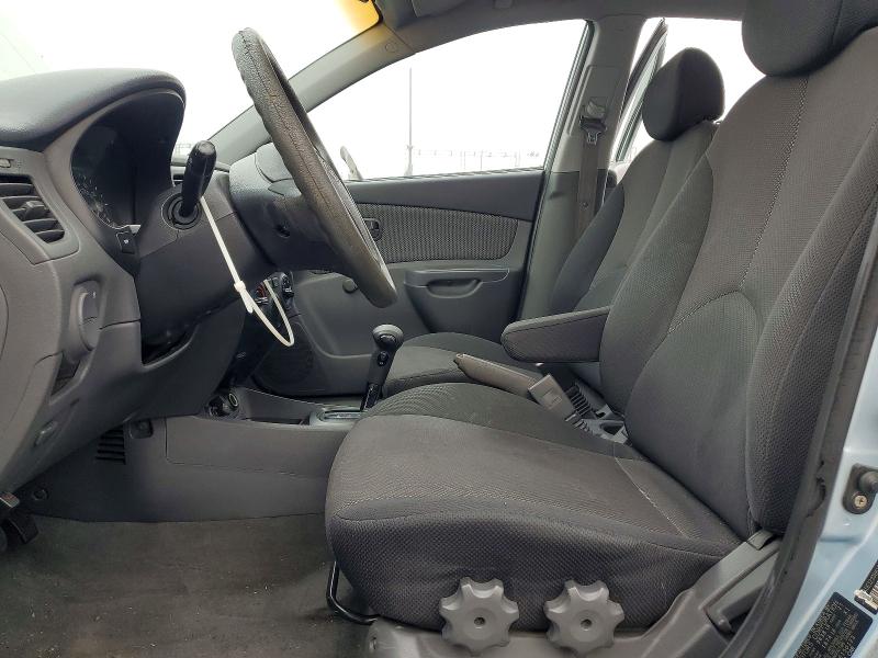 2006 Kia Rio VIN KNADE123366150123 COPART salvage auction — FRONT END, CA - SALVAGE CERTIFICATE, sold $275 on 2026-07-29 (photo 7)
