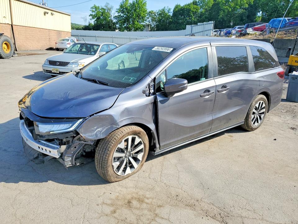 2025 Honda Odyssey VIN 5FNRL6H65SB078398 — COPART salvage auction photo