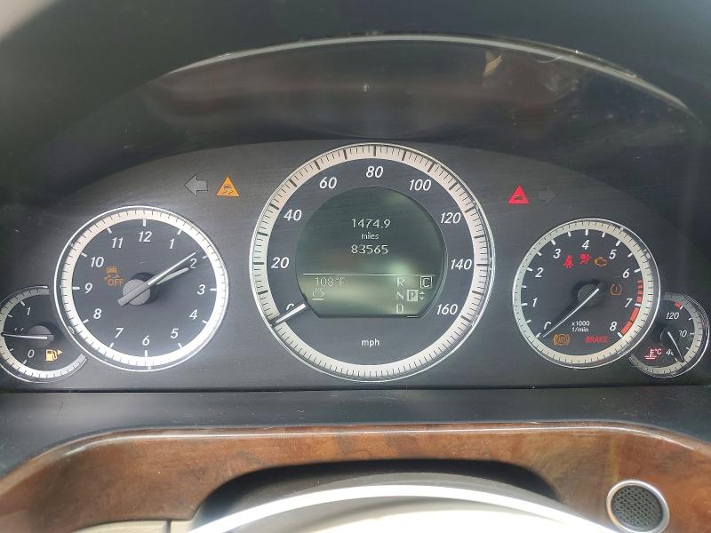 2010 Mercedes-benz E-klasse VIN WDDHF8HB8AA207629 COPART salvage auction — FRONT END, Ky - Bill Of Sale/Part Only/No Titl, sold $600 on 2026-08-06 (photo 9)