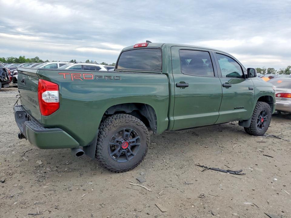 2020 Toyota Tundra VIN 5TFDY5F11LX894741 COPART salvage auction — REAR END, VA - CERT OF TITLE - SALVAGE, sold $39,250 on 2026-07-08 (photo 3)