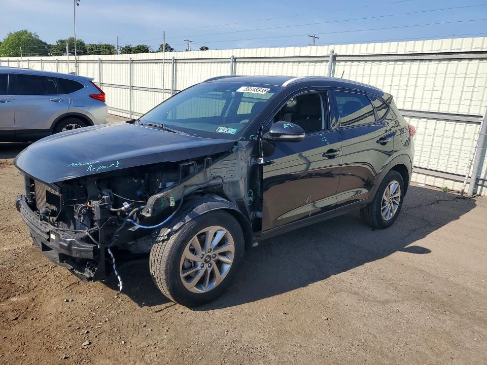 2017 Hyundai Tucson VIN KM8J3CA28HU329509 COPART salvage auction — FRONT END, Pa - Certificate Of Salvage, sold $2,900 on 2026-07-10 (photo 1)