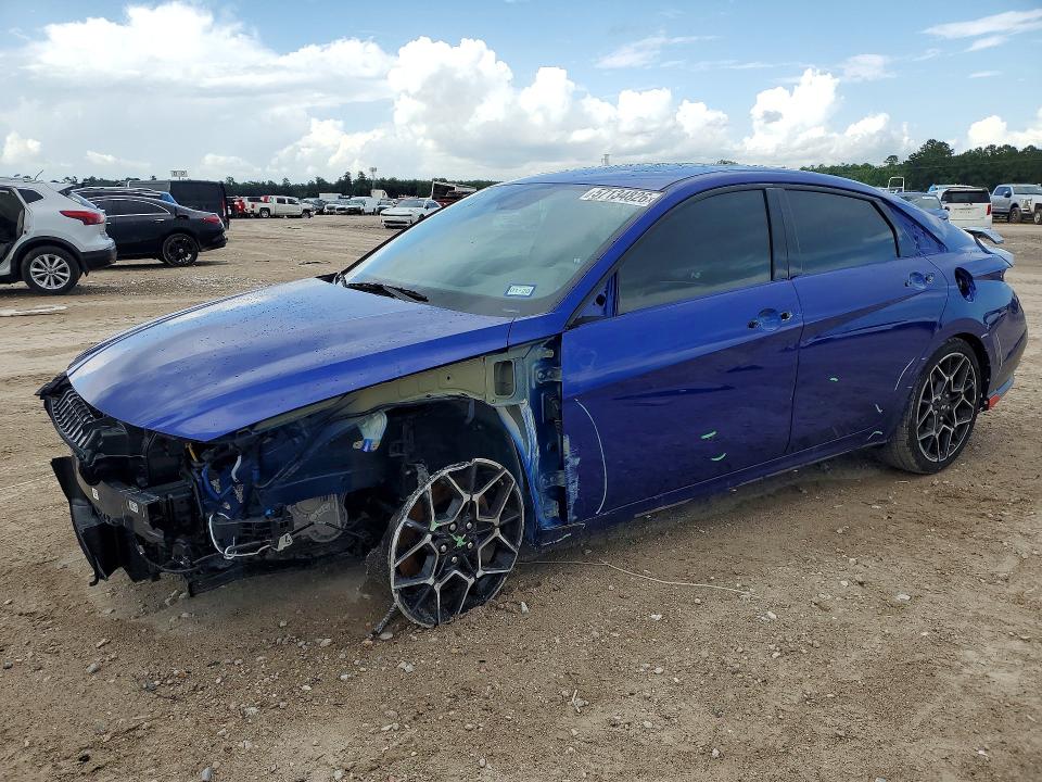 2025 Hyundai VIN KMHLW4DK4SU030902 COPART salvage auction — REAR END, Tx - Salvage Vehicle Title, sold $7,800 on 2026-07-14 (photo 1)