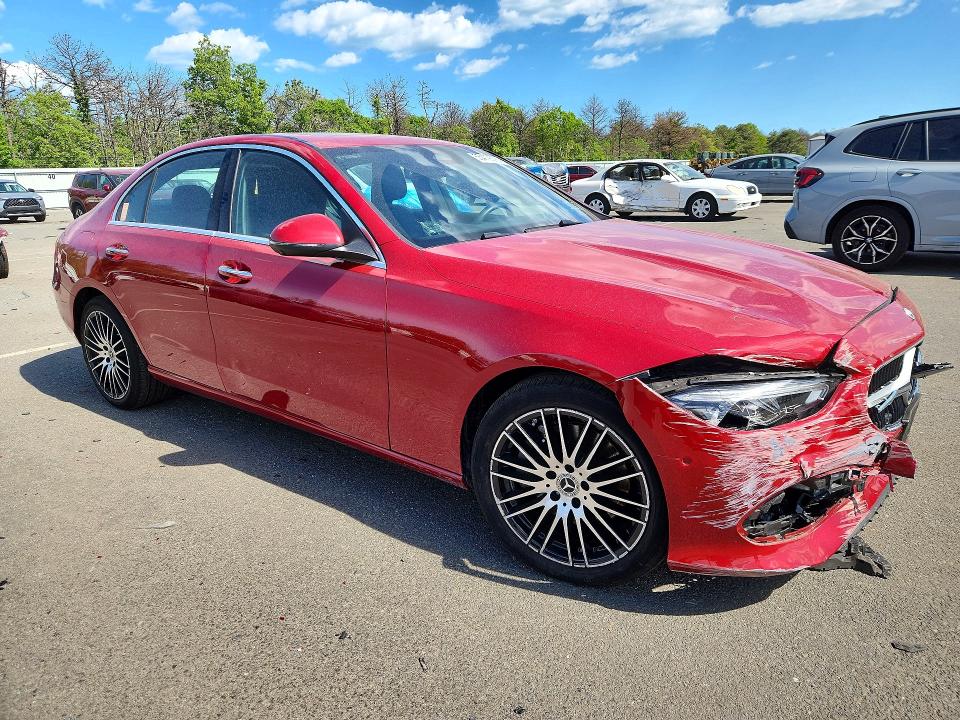 2024 Mercedes-benz C-klasse VIN W1KAF4HB8RR223157 COPART salvage auction — FRONT END, NY - MV-907A SALVAGE CERTIFICATE, sold $80 on 2026-07-27 (photo 4)