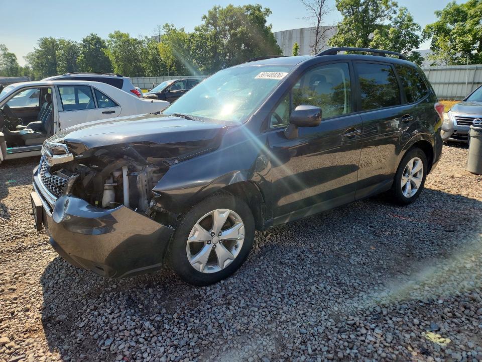 2015 Subaru Forester VIN JF2SJADC0FH412737 COPART salvage auction — FRONT END, Ny - Mv-907A Salvage Certificate, sold $750 on 2026-07-13 (photo 1)