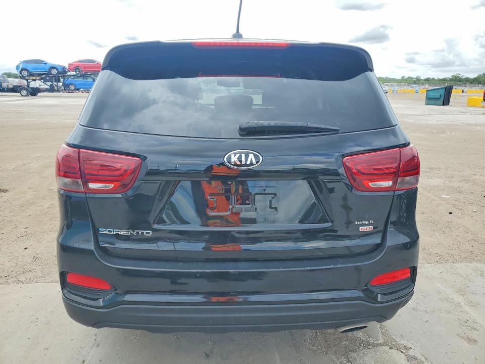 2019 Kia Sorento VIN 5XYPG4A39KG574233 COPART salvage auction — SIDE, Fl - Certificate Of Title, sold $725 on 2026-07-07 (photo 6)