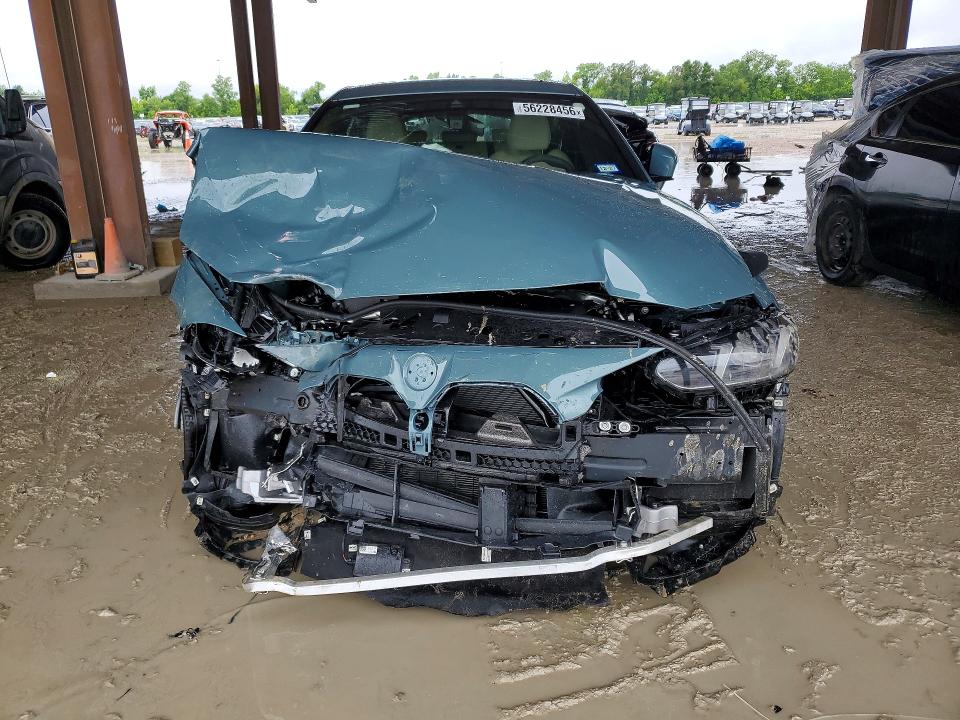 2025 BMW I4 VIN WBY23HD04SFV76388 COPART salvage auction — FRONT END, Tx - Salvage Vehicle Title, sold $7,900 on 2026-08-04 (photo 5)