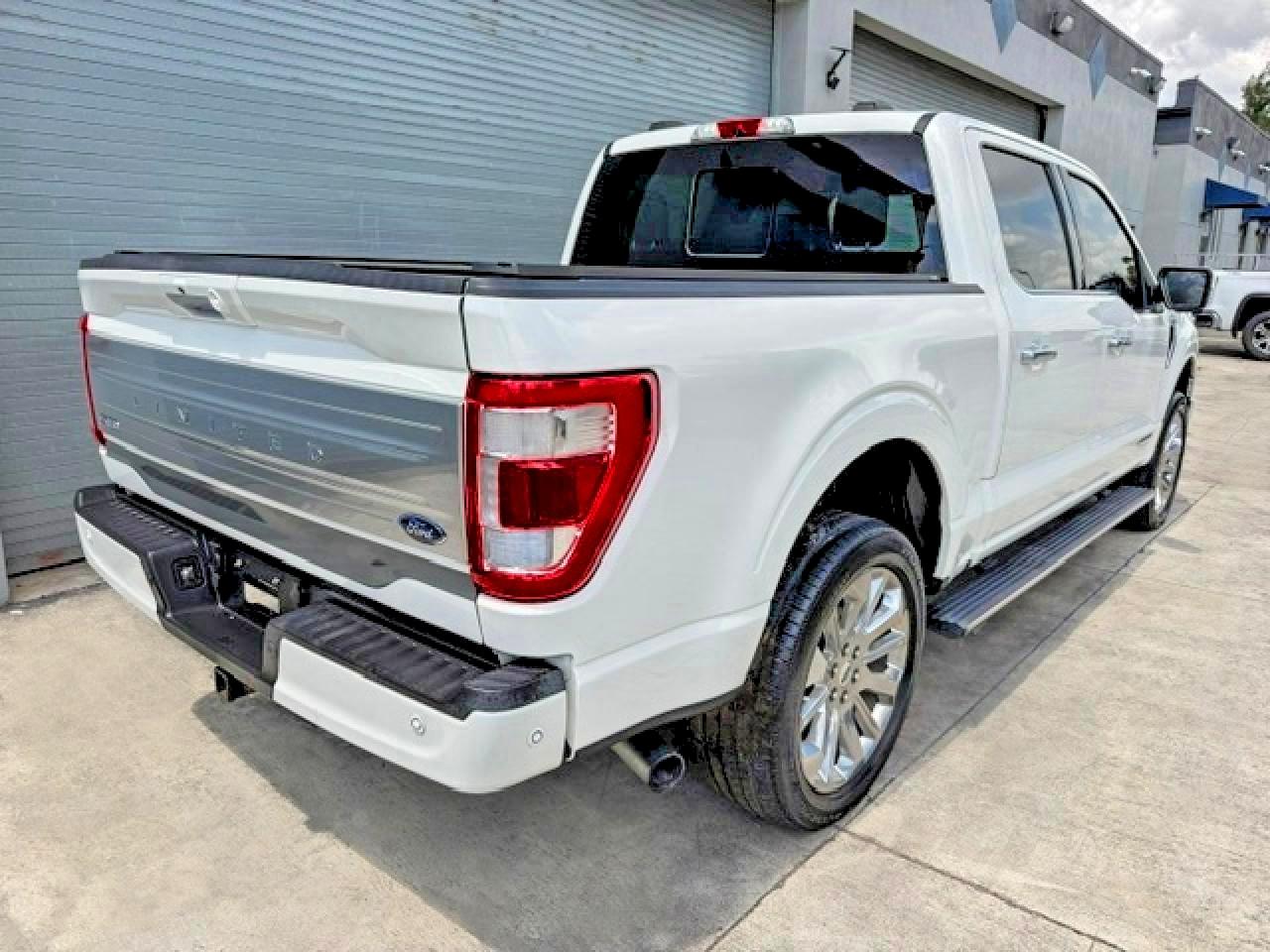 2021 Ford F-150 Lightning VIN 1FTFW1ED9MFB46636 COPART salvage auction — Vandalized, FL - CERT OF TITLE SLVG REBUILDABLE (P), sold $27,500 on 2026-07-10 (photo 3)
