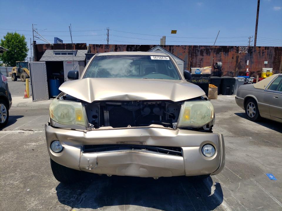 2005 Toyota Tacoma VIN 5TETU62N35Z108200 COPART salvage auction — FRONT END, Ca - Salvage Certificate, sold $3,450 on 2026-07-06 (photo 5)