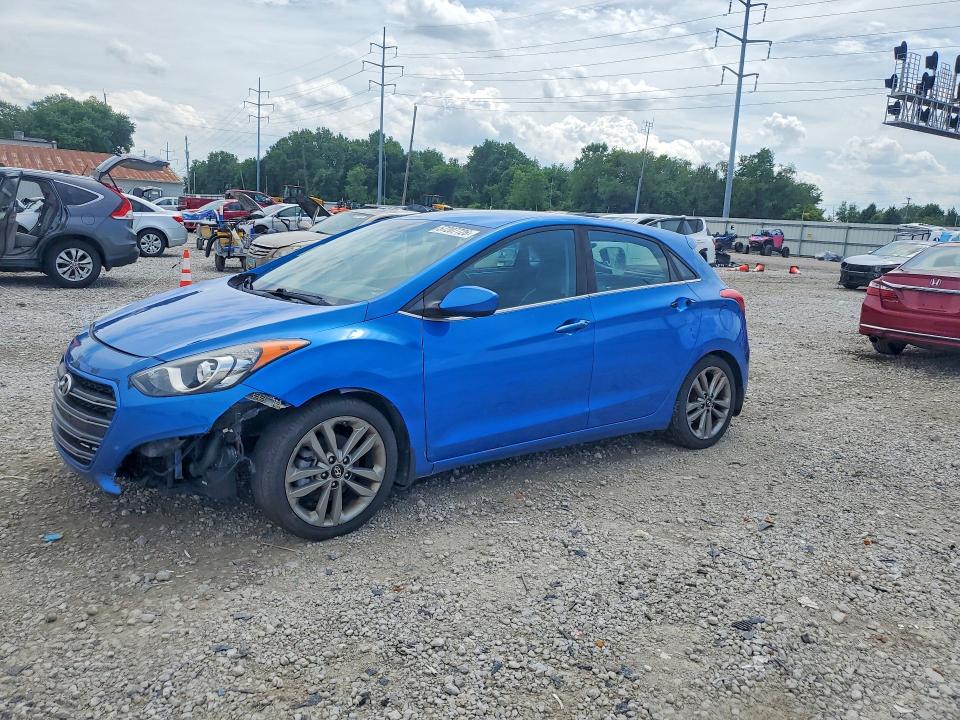 2017 Hyundai Elantra VIN KMHD35LH5HU355138 COPART salvage auction — FRONT END, OH - CERTIFICATE OF TITLE, sold $1,350 on 2026-07-29 (photo 1)