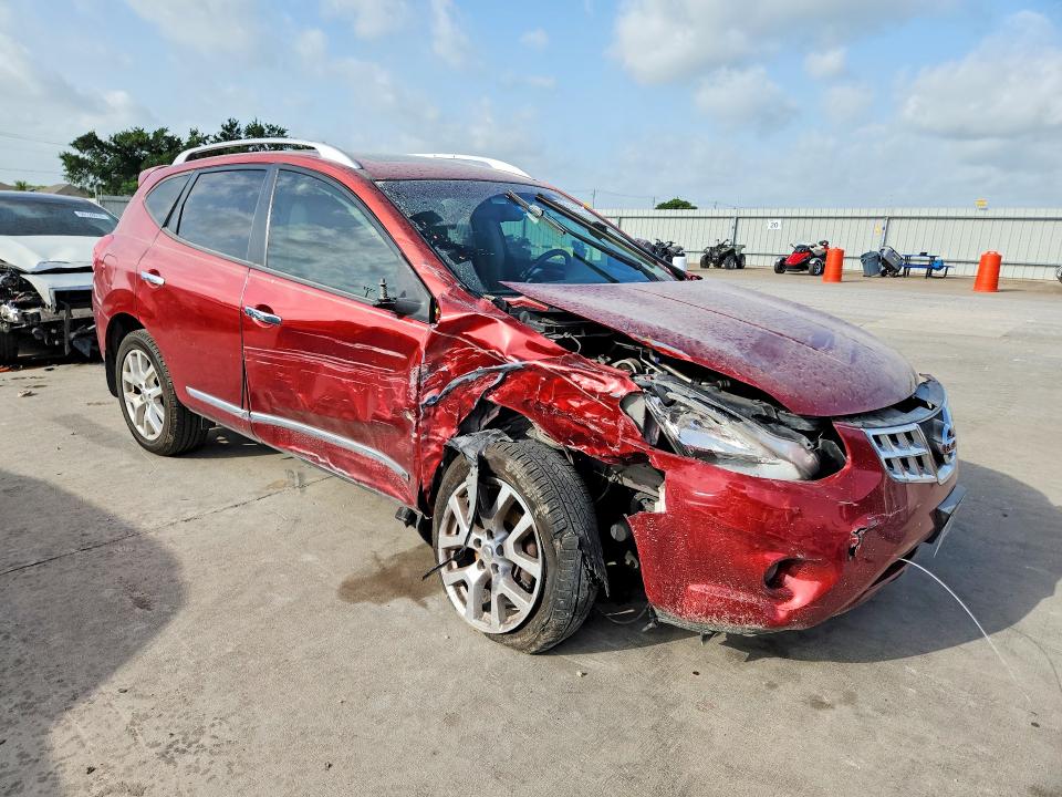 2013 Nissan Rogue VIN JN8AS5MT7DW001928 COPART salvage auction — FRONT END, Tx - Salvage Vehicle Title, sold $325 on 2026-07-13 (photo 4)