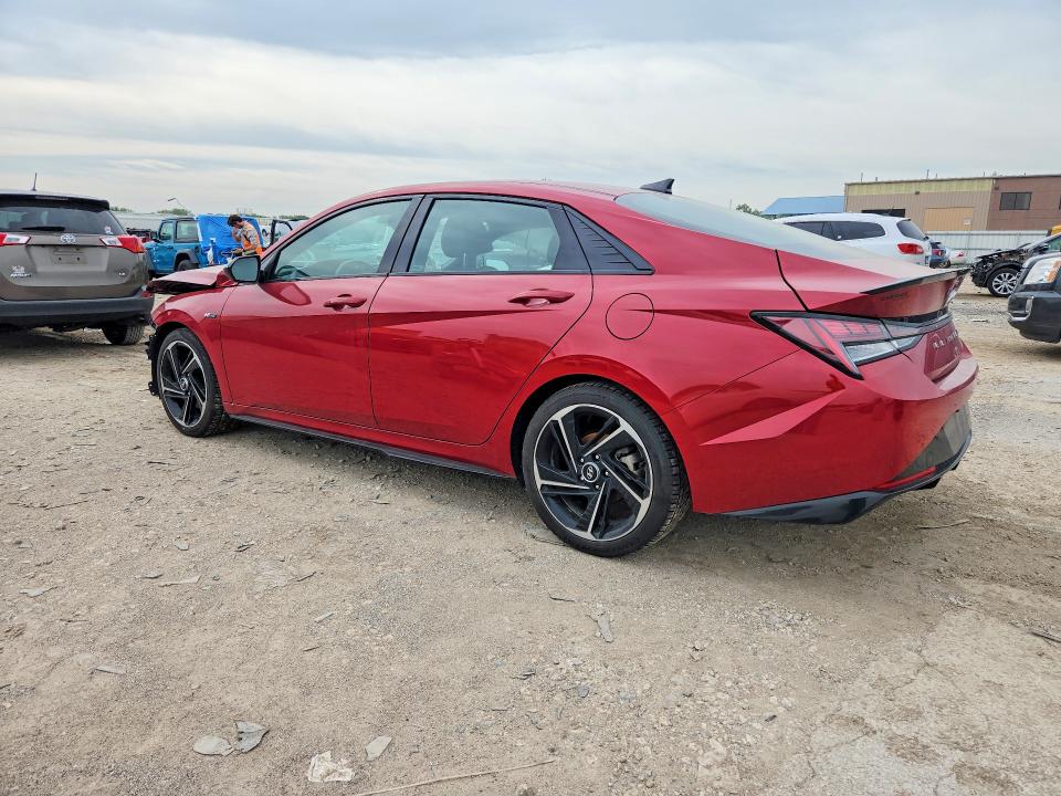 2021 Hyundai Elantra VIN KMHLR4AF1MU181553 COPART salvage auction — MECHANICAL, Ks - Cert Of Title-Salvage, sold $700 on 2026-07-21 (photo 2)
