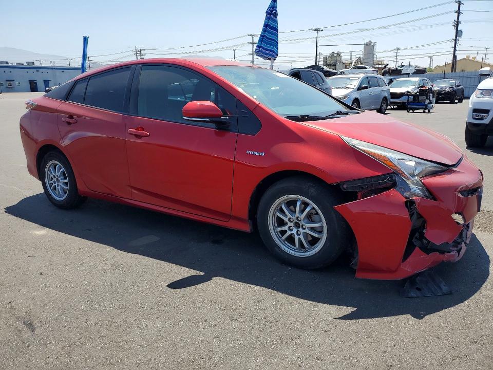 2017 Toyota Prius VIN JTDKBRFU1H3052992 COPART salvage auction — FRONT END, Ca - Salvage Certificate, sold $3,900 on 2026-07-27 (photo 4)