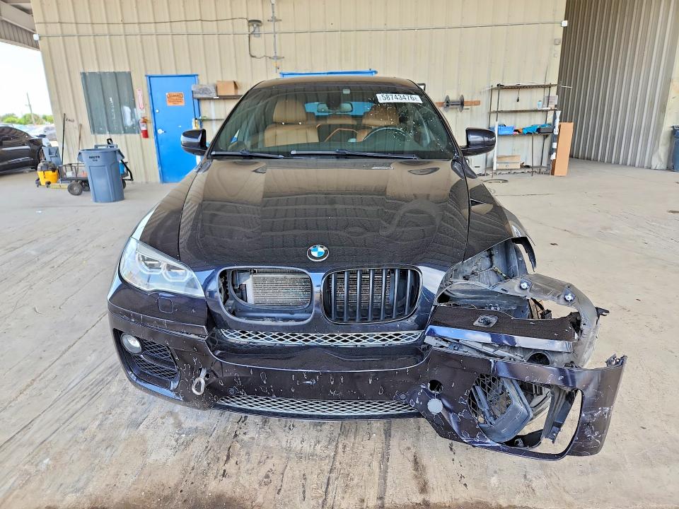 2014 BMW X6 VIN 5UXFG8C59EL593082 COPART salvage auction — FRONT END, Oh - Cert Of Title-Salvage, sold $2,400 on 2026-07-29 (photo 5)