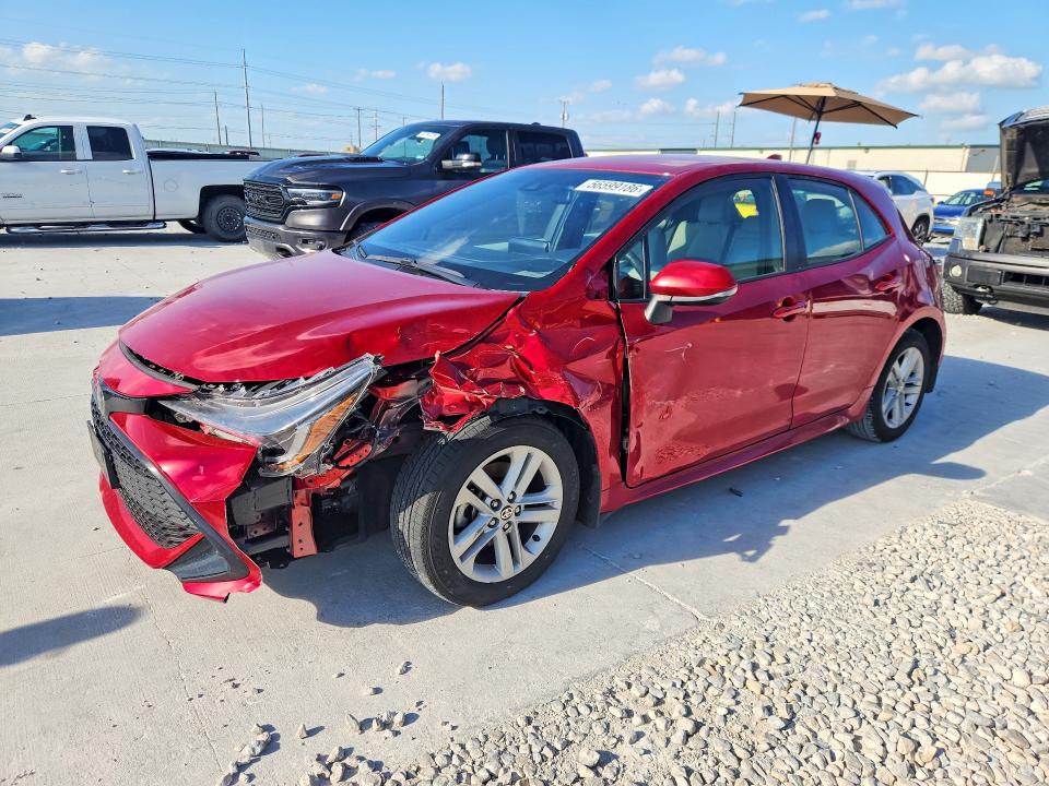 2022 Toyota Corolla VIN JTND4MBE0N3160869 COPART salvage auction — FRONT END, Tx - Certificate Of Title, sold $375 on 2026-07-28 (photo 1)