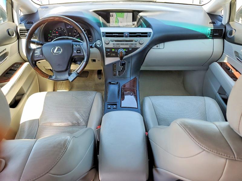 2012 Lexus Rx VIN 2T2BK1BA8CC134405 COPART salvage auction — FRONT END, Ca - Salvage Certificate, sold $250 on 2026-07-06 (photo 8)