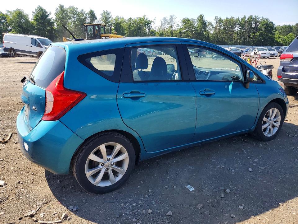 2014 Nissan Versa VIN 3N1CE2CP0EL403945 COPART salvage auction — WATER/FLOOD, Md - Cert Of Salvage-Flood Damage, sold $550 on 2026-07-06 (photo 3)