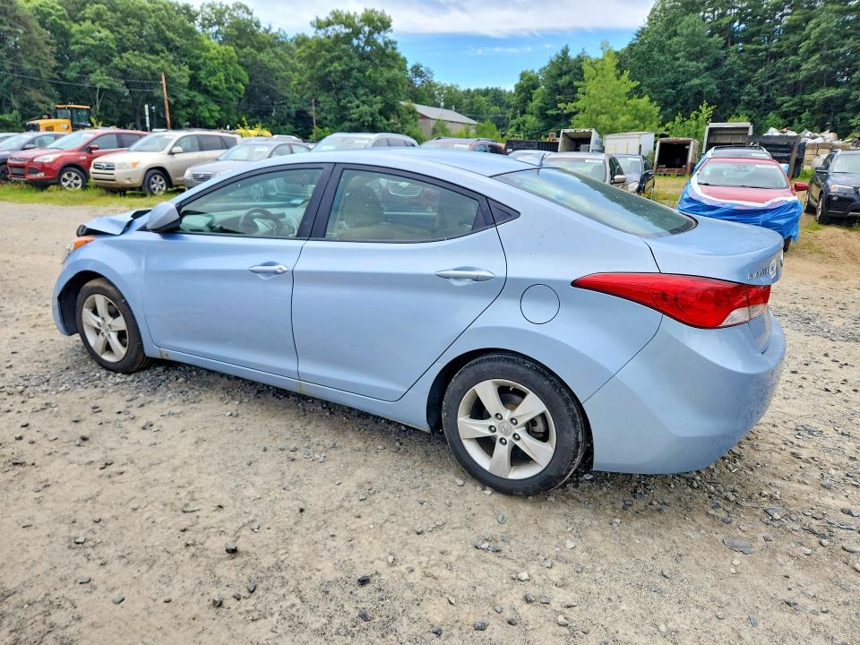 2013 Hyundai Elantra VIN KMHDH4AE0DU626492 COPART salvage auction — FRONT END, Ma - Cert Of Title-Reconstrctd Coll, sold $575 on 2026-07-06 (photo 2)