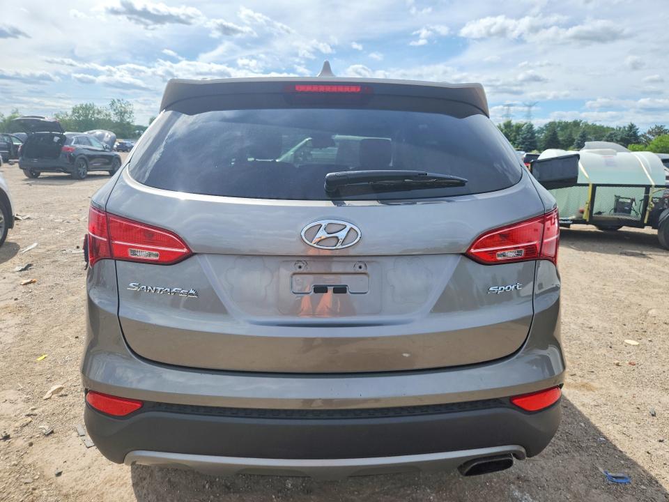 2013 Hyundai Santa fe VIN 5XYZU3LB2DG002309 COPART salvage auction — FRONT END, Il - Salvage Certificate, sold $2,450 on 2026-07-21 (photo 6)