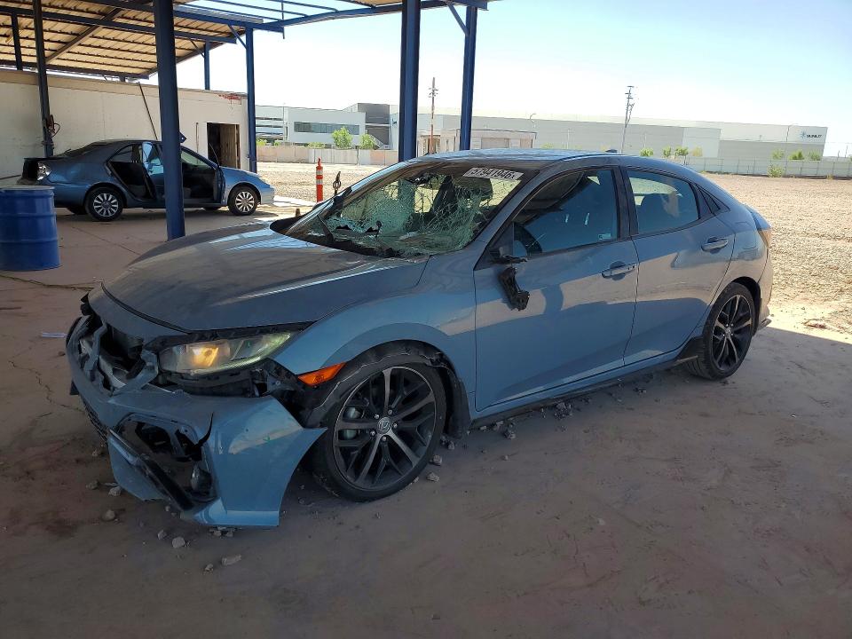 2021 Honda VIN SHHFK7H46MU225937 COPART salvage auction — FRONT END, Az - Cert Of Title - Salvage, sold $6,100 on 2026-07-09 (photo 1)
