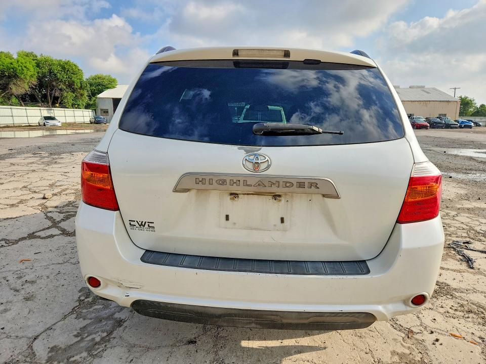2010 Toyota Highlander VIN JTEZK3EH5A2104437 COPART salvage auction — FRONT END, Tx - Salvage Vehicle Title, sold $40 on 2026-07-28 (photo 6)