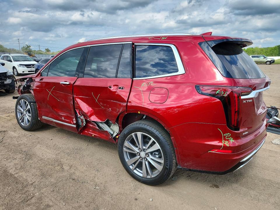 2025 Cadillac Xt6 VIN 1GYKPDRS6SZ107093 COPART salvage auction — FRONT END, Oh - Cert Of Title-Salvage, sold $15,000 on 2026-07-20 (photo 2)