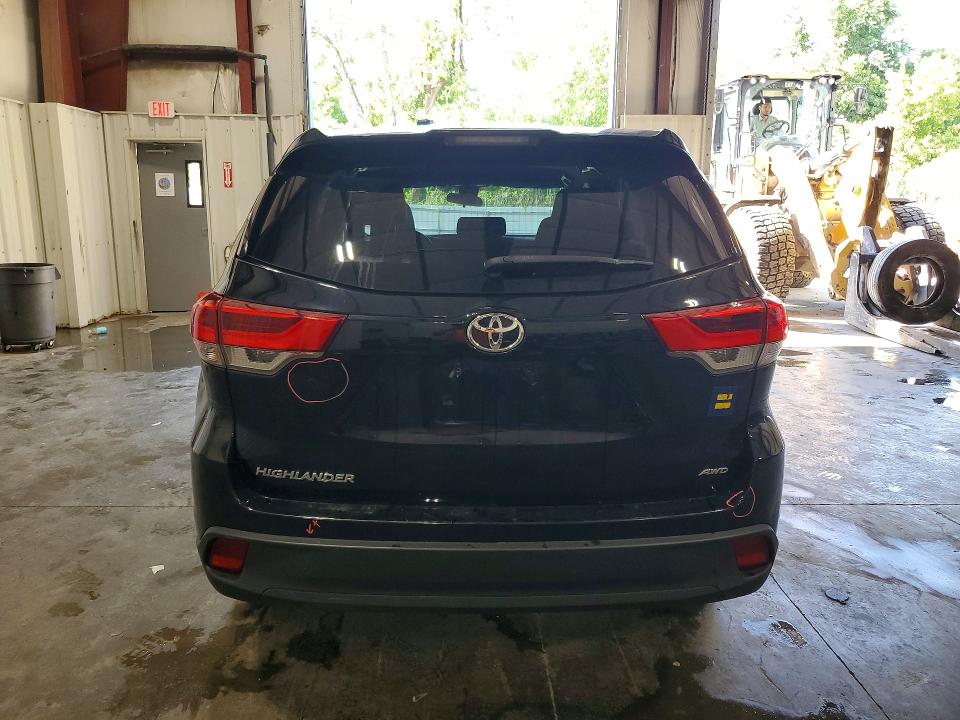 2018 Toyota Highlander VIN 5TDBZRFH9JS879318 COPART salvage auction — FRONT END, Ny - Mv-907A Salvage Certificate, sold $5,600 on 2026-08-01 (photo 6)