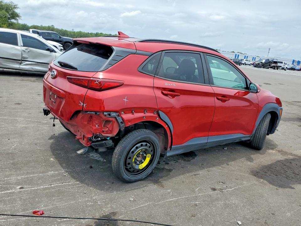 2019 Hyundai VIN KM8K62AA5KU354629 COPART salvage auction — REAR END, Fl - Cert Of Title Slvg Rebuildable, sold $150 on 2026-07-27 (photo 3)