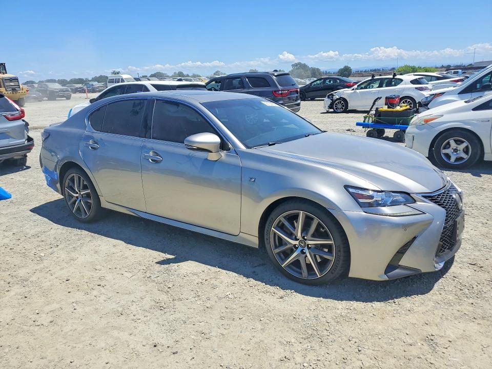 2018 Lexus Gs 350 VIN JTHBZ1BL2JA016402 COPART salvage auction — FRONT END, Ca - Salvage Certificate, sold $11,900 on 2026-07-16 (photo 4)