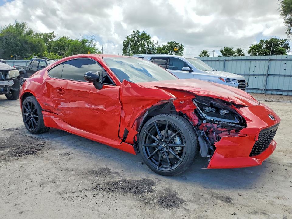 2024 Toyota Gr 86 VIN JF1ZNBE13R8756173 COPART salvage auction — FRONT END, Tx - Salvage Vehicle Title, sold $6,700 on 2026-07-14 (photo 4)