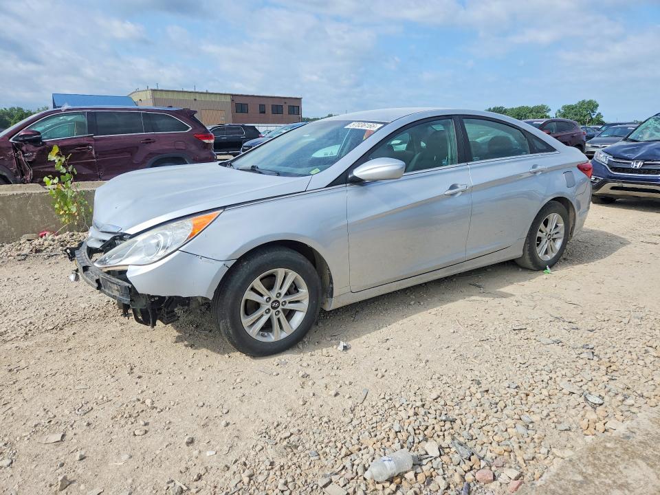 2013 Hyundai Sonata VIN 5NPEB4AC4DH671812 COPART salvage auction — FRONT END, Ks - Cert Of Title-Salvage, sold $500 on 2026-07-09 (photo 1)