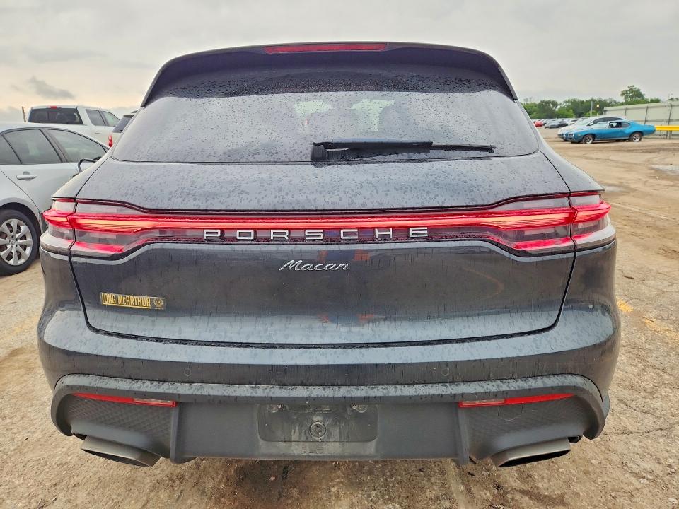 2022 Porsche Macan VIN WP1AA2A5XNLB04958 COPART salvage auction — HAIL, Ks - Cert Of Title-Salvage, sold $24,000 on 2026-09-21 (photo 6)