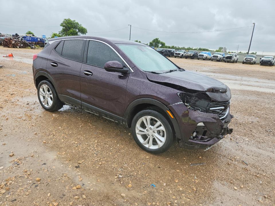 2021 Buick Encore VIN KL4MMBS24MB053904 COPART salvage auction — FRONT END, Tx - Salvage Vehicle Title, sold $3,950 on 2026-07-08 (photo 4)