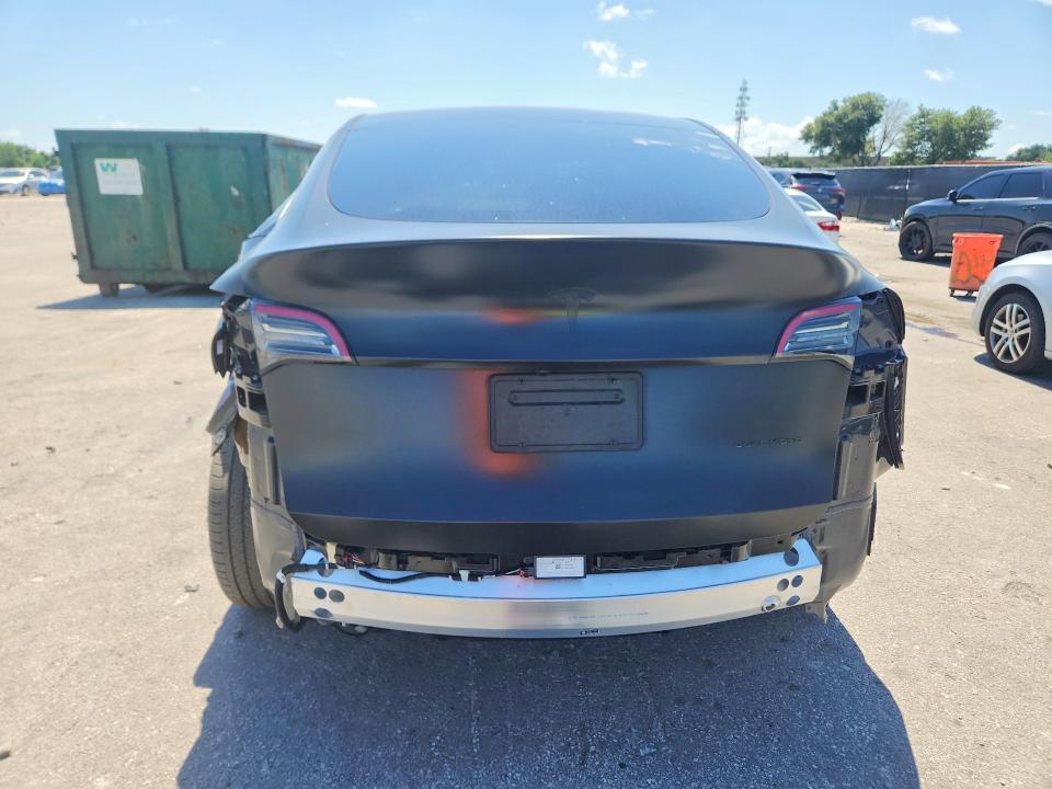 2024 Tesla VIN 7SAYGAEE2RF186506 COPART salvage auction — REAR END, Fl - Cert Of Title Slvg Rebuildable, sold $11,800 on 2026-07-28 (photo 6)