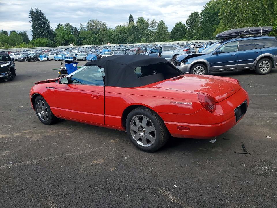 2002 Ford Thunderbird VIN 1FAHP60A12Y115789 COPART salvage auction — FRONT END, Or - Salvage Title Certificate, sold $1,900 on 2026-07-22 (photo 2)