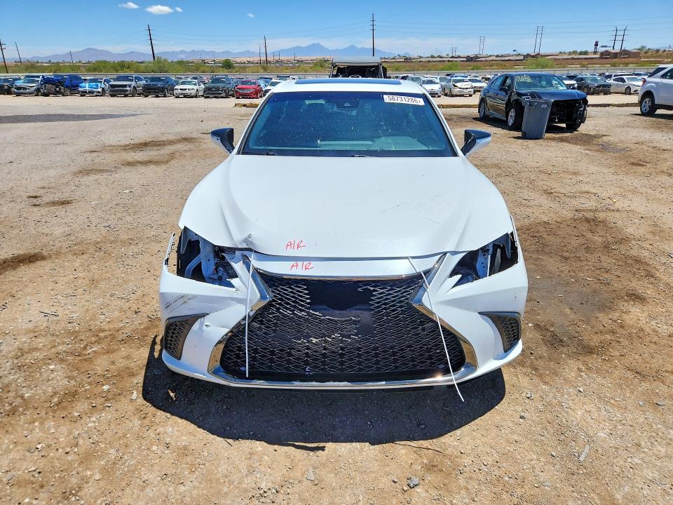 2019 Lexus ES VIN 58ABZ1B10KU010313 COPART salvage auction — FRONT END, Az - Cert Of Title - Salvage, sold $13,900 on 2026-07-31 (photo 5)
