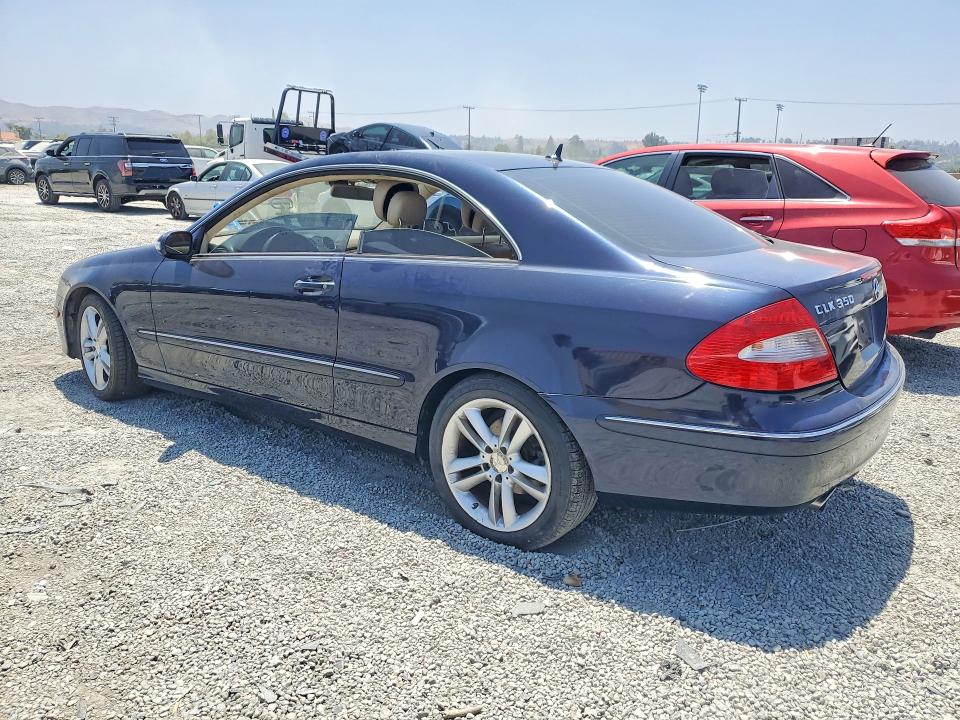2008 Mercedes-benz Clk-klasse VIN WDBTJ56H38F241921 COPART salvage auction — NORMAL WEAR, Ca - Cert Of Title-Salvaged, sold $425 on 2026-07-29 (photo 2)