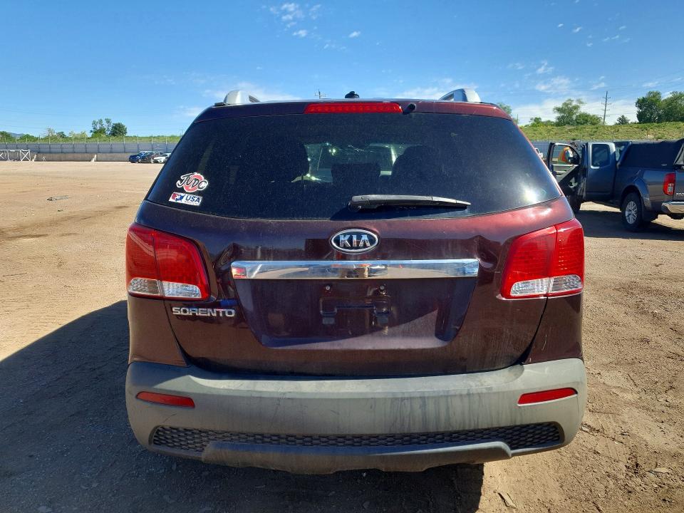 2012 Kia Sorento VIN 5XYKTDA26CG250784 COPART salvage auction — ALL OVER, Co - Dis/Dlr/Exp Only Clean Title, sold $575 on 2026-07-06 (photo 6)