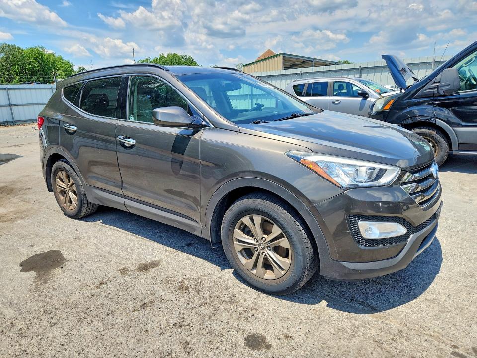 2014 Hyundai Santa fe VIN 5XYZUDLB6EG156013 COPART salvage auction — MECHANICAL, Nj - Certificate Of Title, sold $1,650 on 2026-07-03 (photo 4)