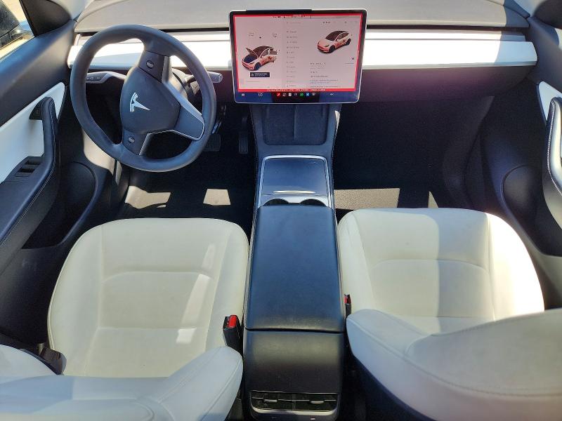 2021 Tesla Model y VIN 5YJYGAEE3MF152175 COPART salvage auction — REAR END, Co - Public - Salvage Title, sold $7,900 on 2026-07-27 (photo 8)