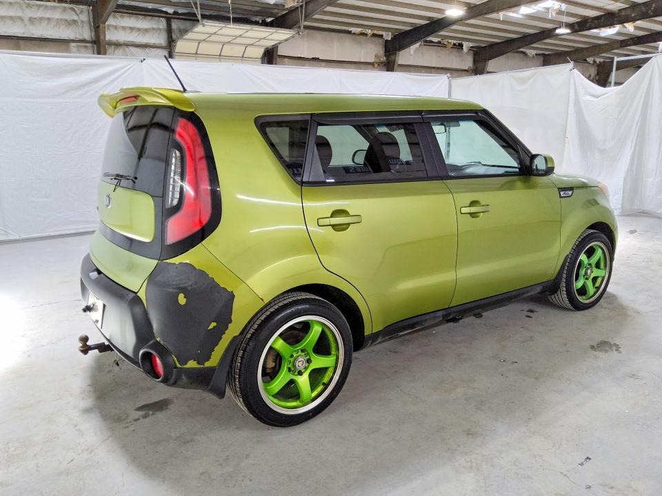 2015 Kia Soul VIN KNDJN2A22F7791410 COPART salvage auction — MECHANICAL, TN - CERTIFICATE OF TITLE, sold $225 on 2026-07-28 (photo 3)