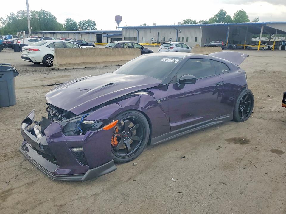 2018 Nissan Gt-r VIN JN1AR5EFXJM710282 COPART salvage auction — FRONT END, NY - MV-907A SALVAGE CERTIFICATE, sold $31,500 on 2026-07-07 (photo 1)