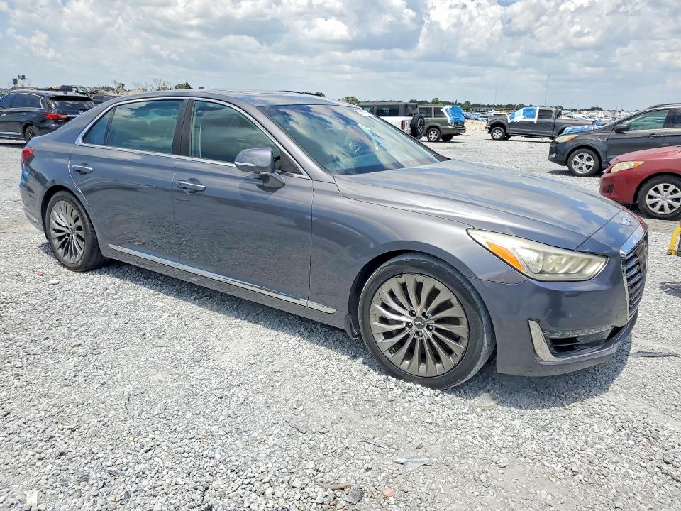 2017 Genesis VIN KMHG34JA0HU022990 COPART salvage auction — MINOR DENT/SCRATCHES, Fl - Certificate Of Title, sold $7,900 on 2026-07-08 (photo 4)