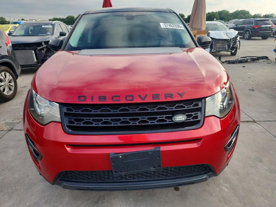 2016 Land rover Discovery sport VIN SALCR2BG7GH557940 COPART salvage auction — HAIL, Tx - Certificate Of Title, sold $4,300 on 2026-07-23 (photo 5)