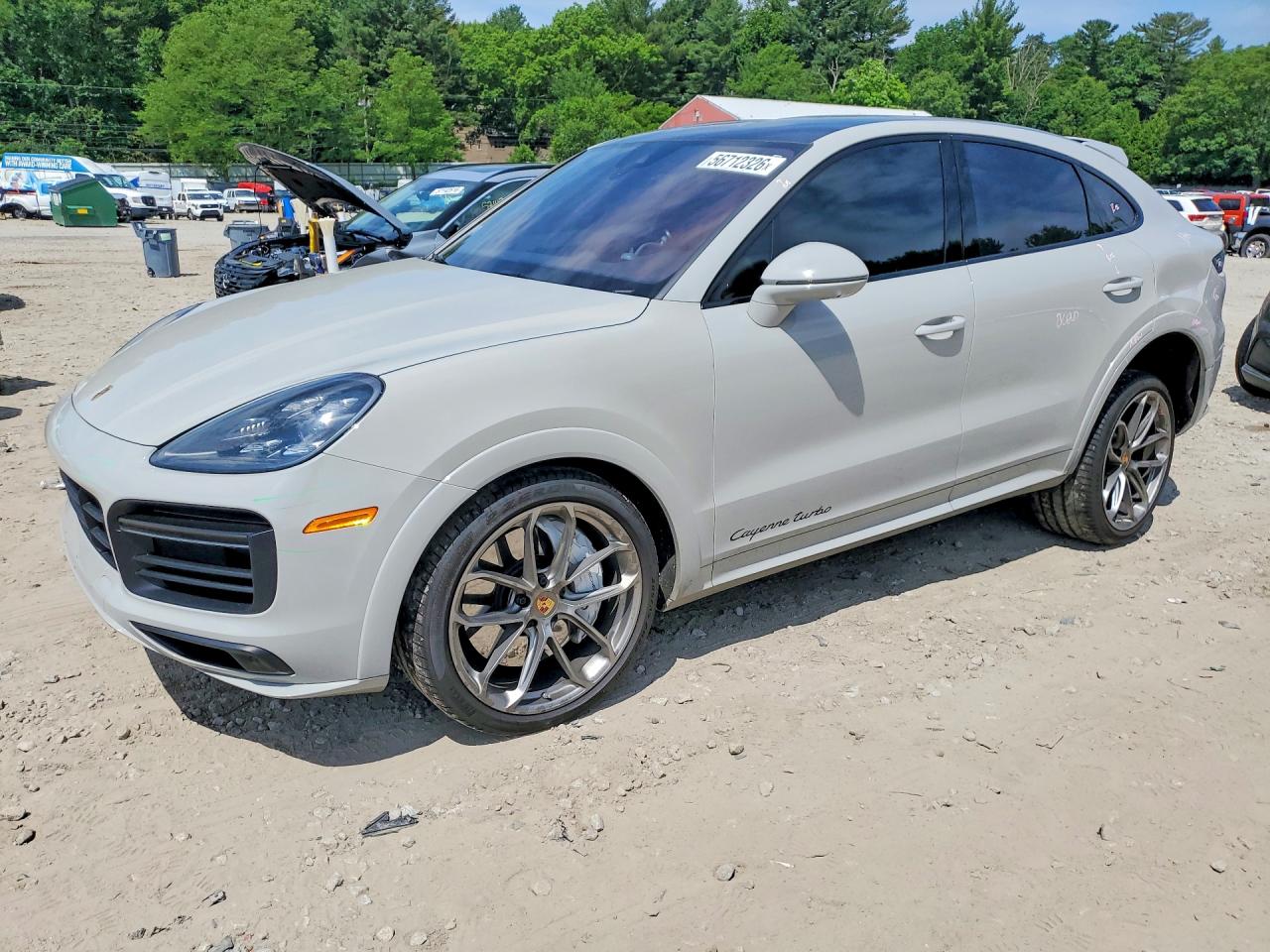 2020 Porsche Cayenne VIN WP1BF2AY8LDA65570 COPART salvage auction — Rear End, MA - CERT OF TITLE-SALVAGE, sold $37,500 on 2026-07-06 (photo 1)