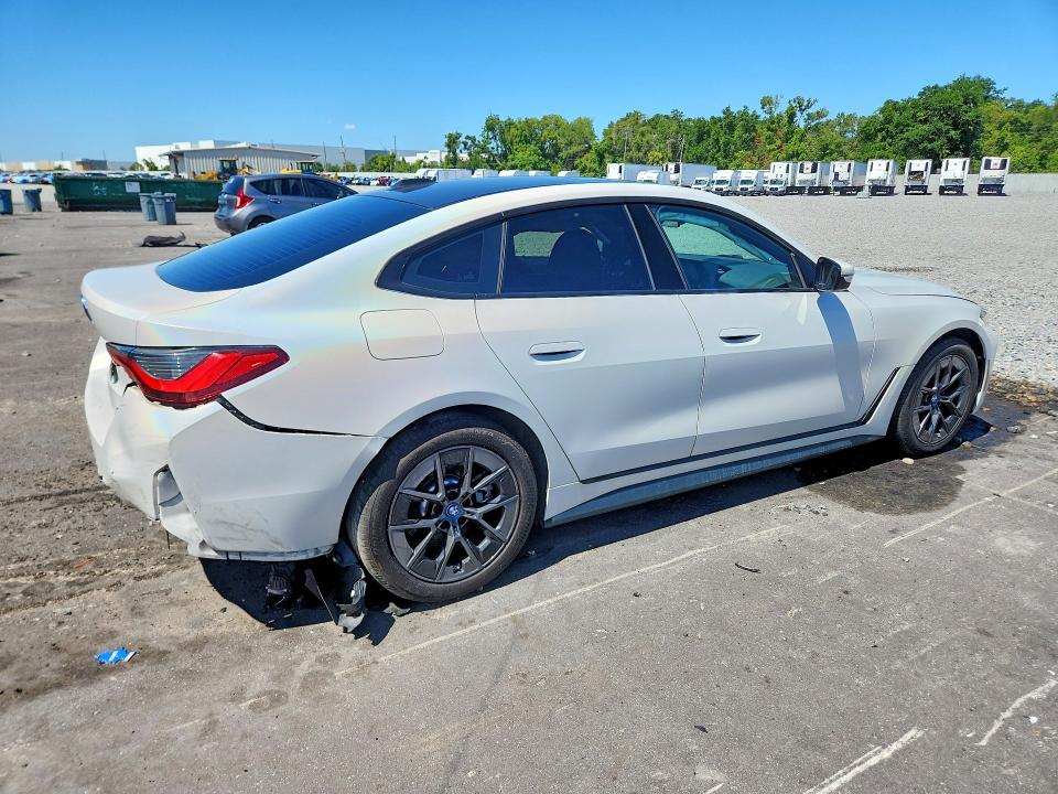 2023 BMW I4 VIN WBY73AW05PFN86882 COPART salvage auction — REAR END, Fl - Cert Of Title Slvg Rebuildable, sold $14,100 on 2026-08-03 (photo 3)