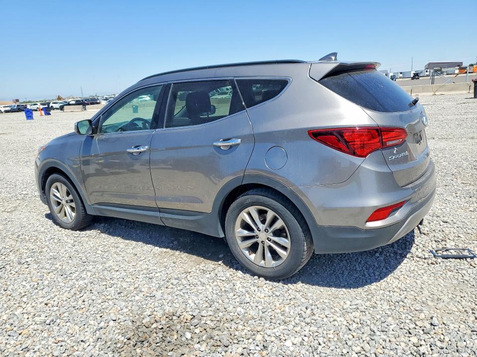 2017 Hyundai Santa fe VIN 5XYZUDLA8HG489910 COPART salvage auction — NORMAL WEAR, MI - DIS/DLR/EXP ONLY CLEAN TITLE, sold $2,650 on 2026-07-09 (photo 2)