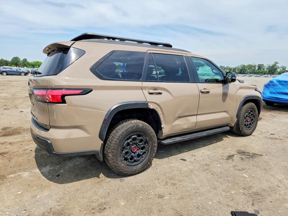 2025 Toyota Sequoia VIN 7SVAAABA6SX062113 COPART salvage auction — ALL OVER, VA - CERT OF TITLE - SALVAGE, sold $32,250 on 2026-08-19 (photo 3)