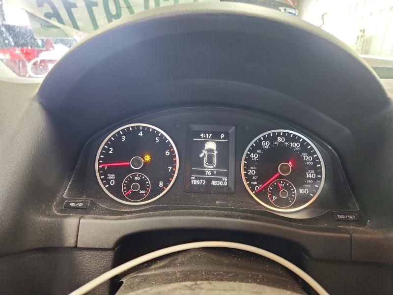 2014 Volkswagen Tiguan VIN WVGBV3AX4EW591814 COPART salvage auction — FRONT END, Il - Salvage Certificate, sold $1,350 on 2026-07-28 (photo 9)